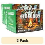 Premium Clean-Burning Eco Enviro Log Firelog 6 Pack, 412.8 Oz