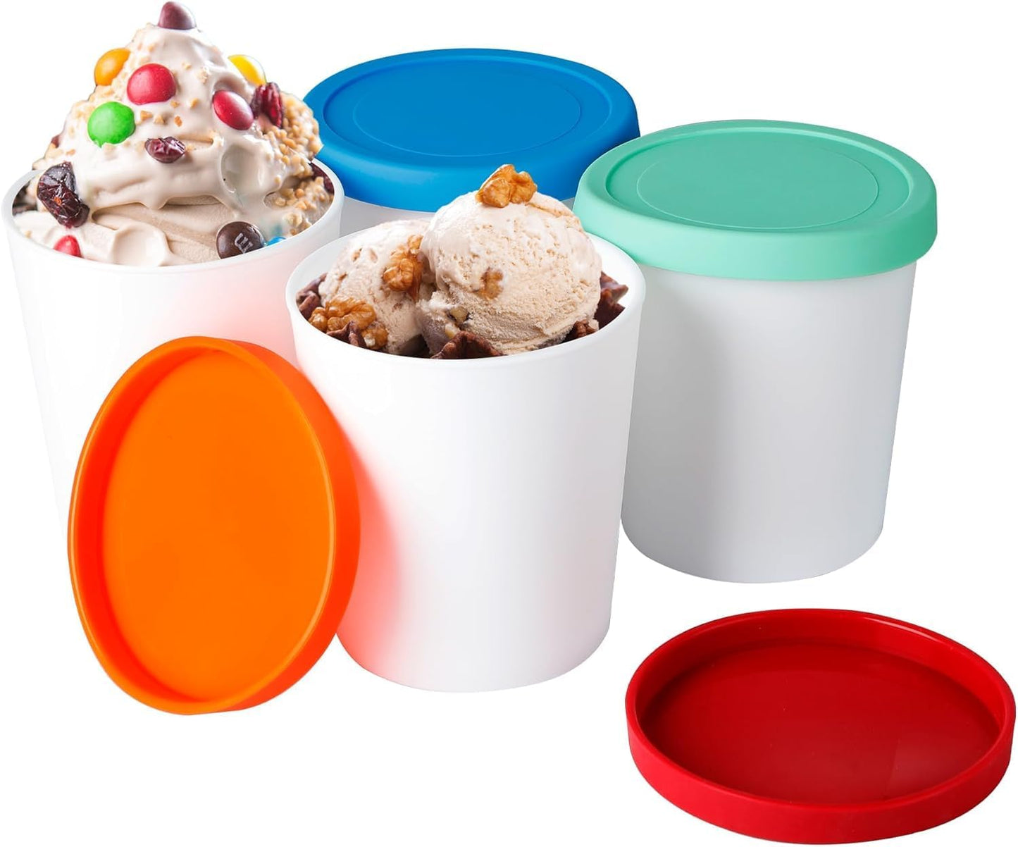 Premium Ice Cream Storage Containers™4 Pack