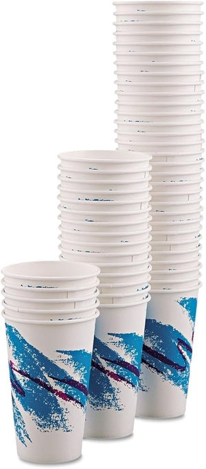 Vibrant Jazz Hot Cups, 16 Oz™ 50 Pack Sleeve