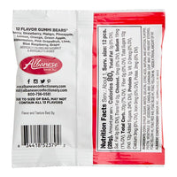 Gummy Bears Blue Hippo Albanese 12 Flavor Assorted Gummi Bears Guilt-Free 12 Flavor 1 Oz (Pack of 30)