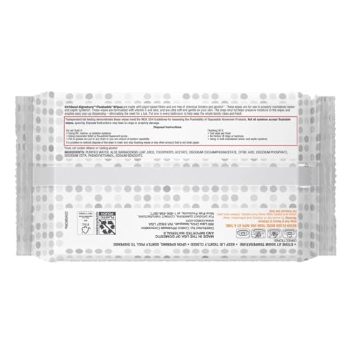 Kirkland flushable wipes specifications