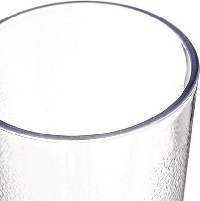 Durable Elegance Tumblers Set™8 oz Clear Plastic Tumblers – Set of 6