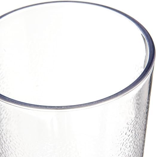 Durable Elegance Tumblers Set™8 oz Clear Plastic Tumblers – Set of 6