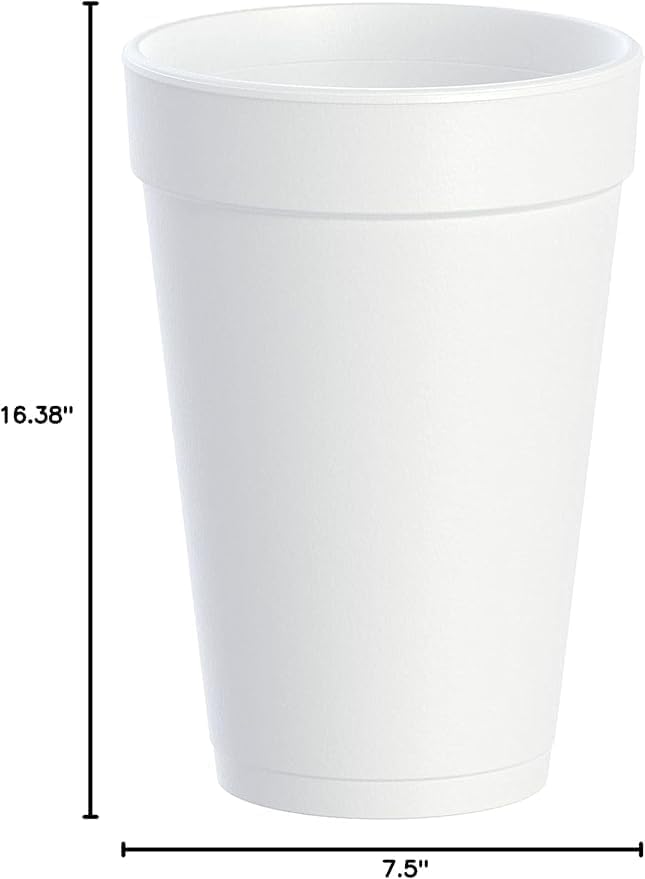Premium Disposable Foam Drink Cups™ 25 Pack