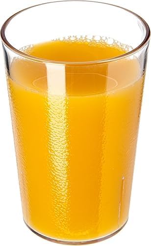 Durable Elegance Tumblers Set™8 oz Clear Plastic Tumblers – Set of 6