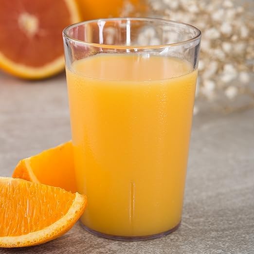 Durable Elegance Tumblers Set™8 oz Clear Plastic Tumblers – Set of 6