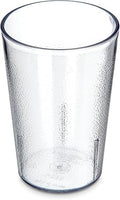 Durable Elegance Tumblers Set™8 oz Clear Plastic Tumblers – Set of 6