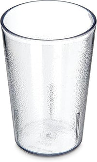 Durable Elegance Tumblers Set™8 oz Clear Plastic Tumblers – Set of 6