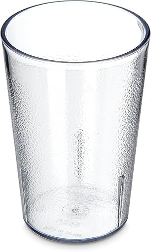 Durable Elegance Tumblers Set™8 oz Clear Plastic Tumblers – Set of 6
