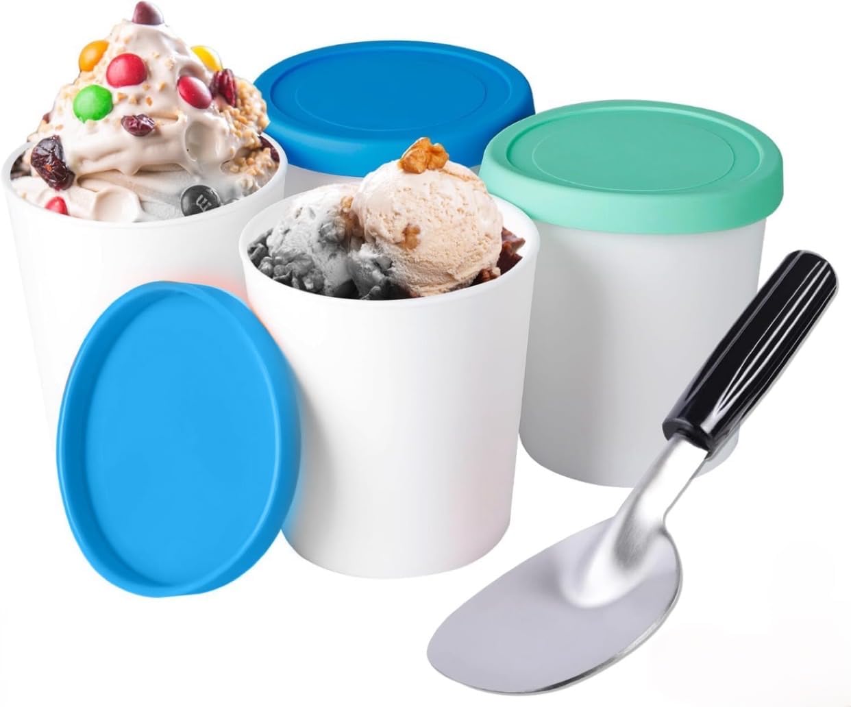 Premium Ice Cream Storage Containers™4 Pack