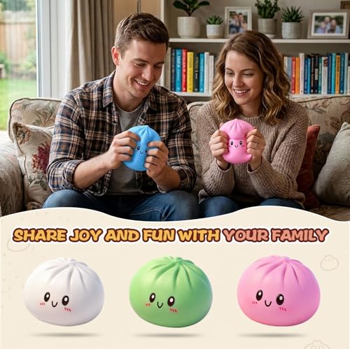 Glitter dumpling squishy color variety