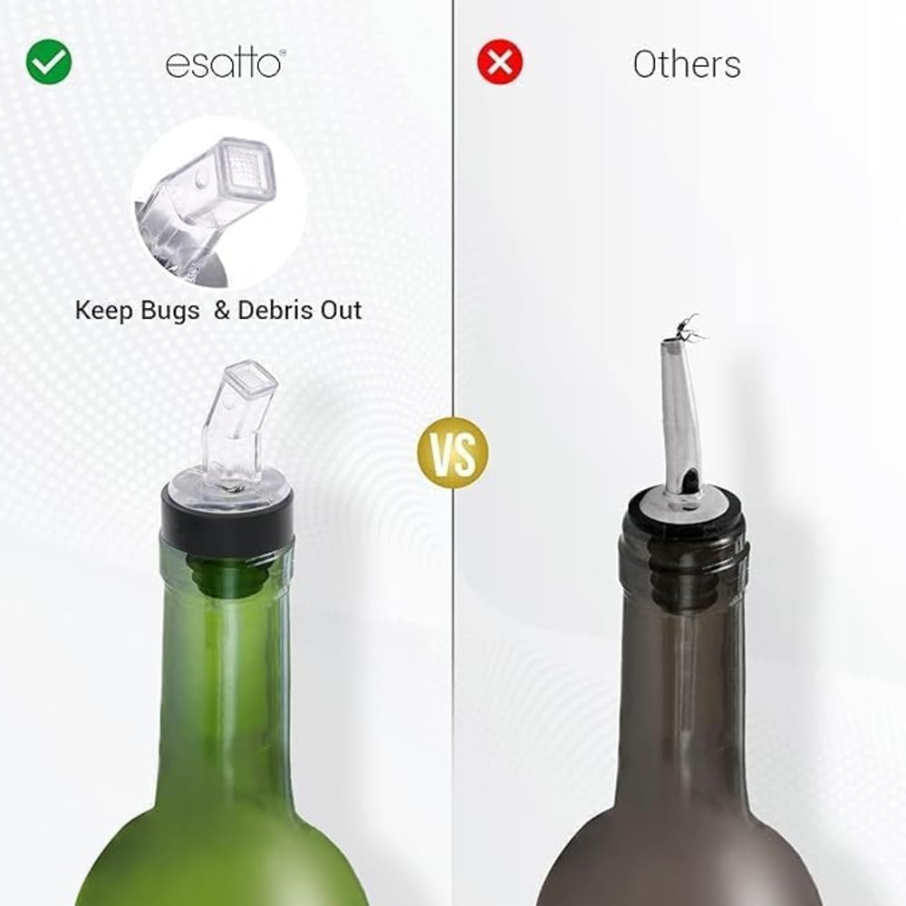 Precision Liquor Pour Spouts with Screen -24 Pack