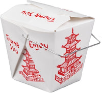 Elegant Takeout Food Container Set™ 25 Count Boxes & Chopsticks