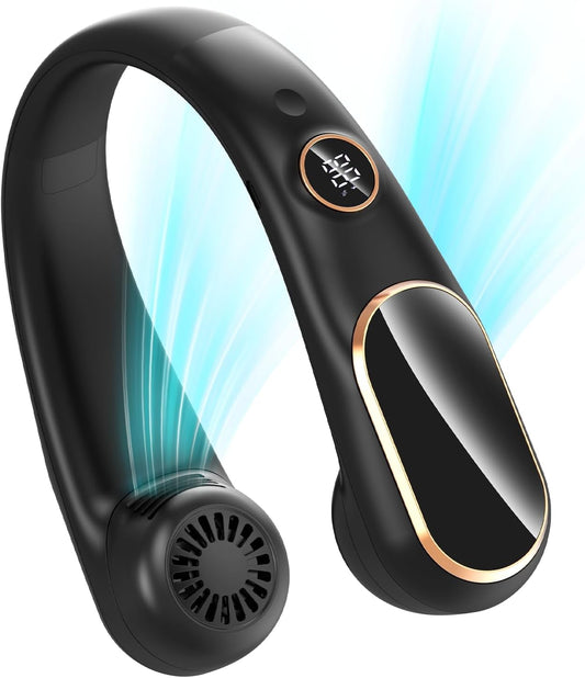 Rechargeable Neck Fan — Hands-Free Personal Portable Cooling Fan