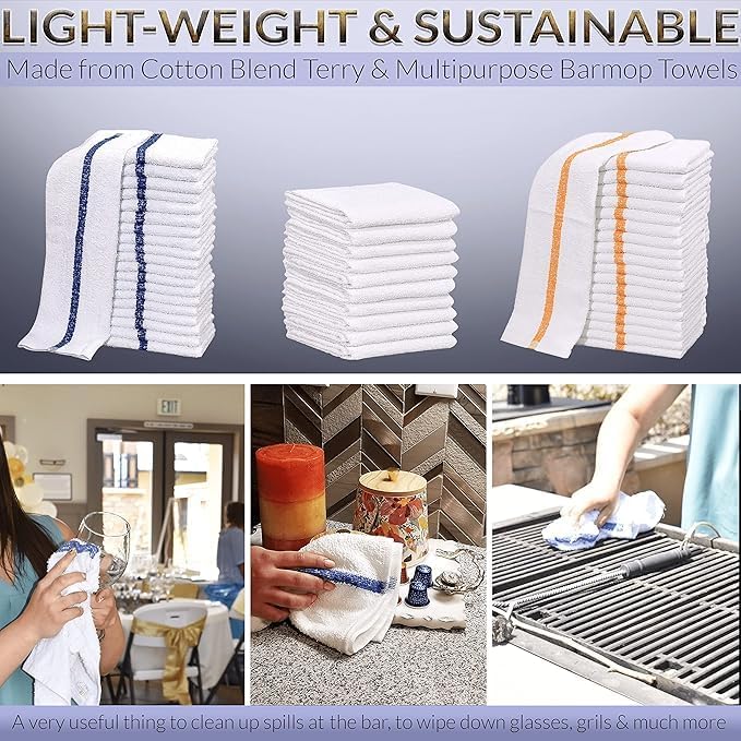 Premium Cotton Bar Mop Towels™