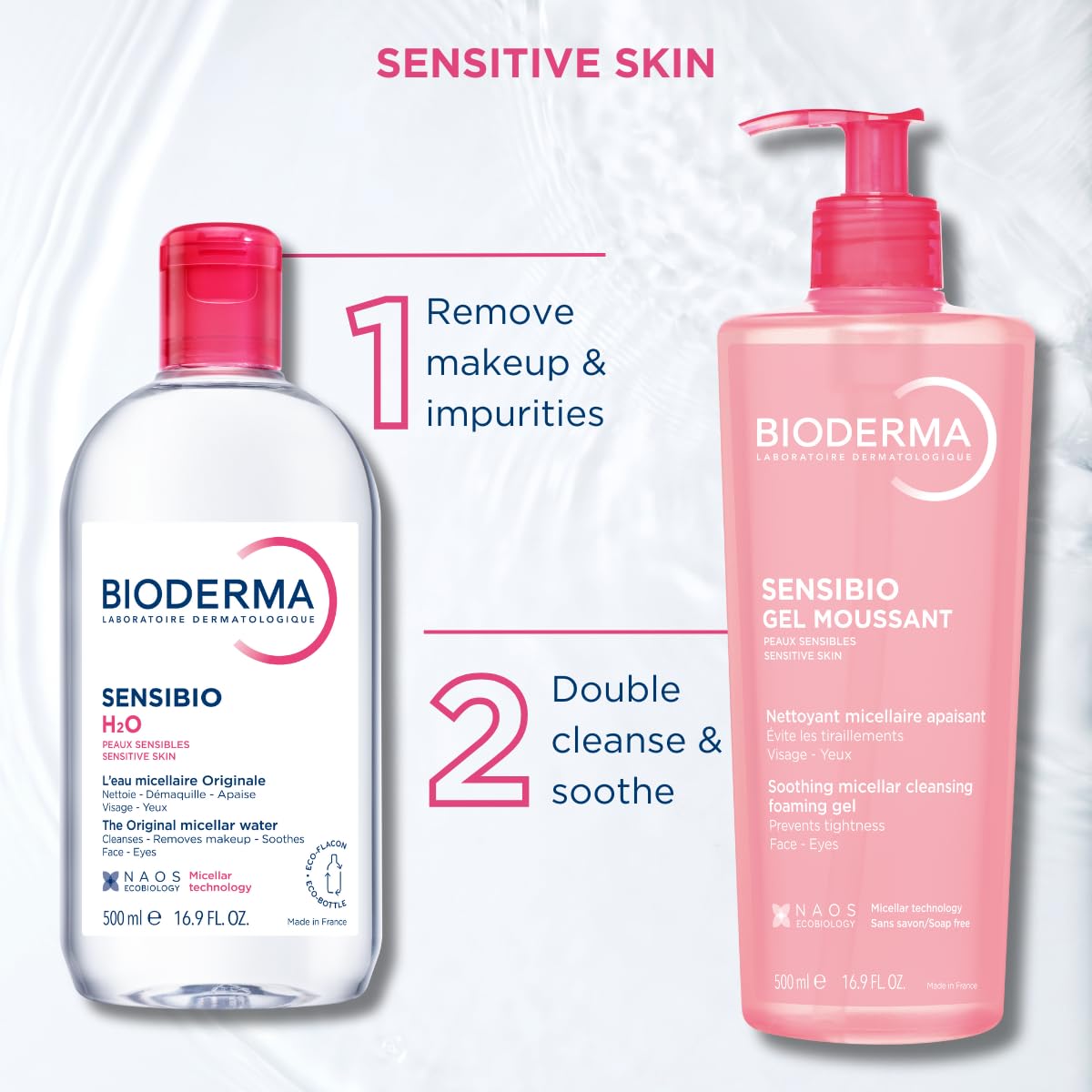 Bioderma Sensibio H2O Micellar Water Makeup Remover
