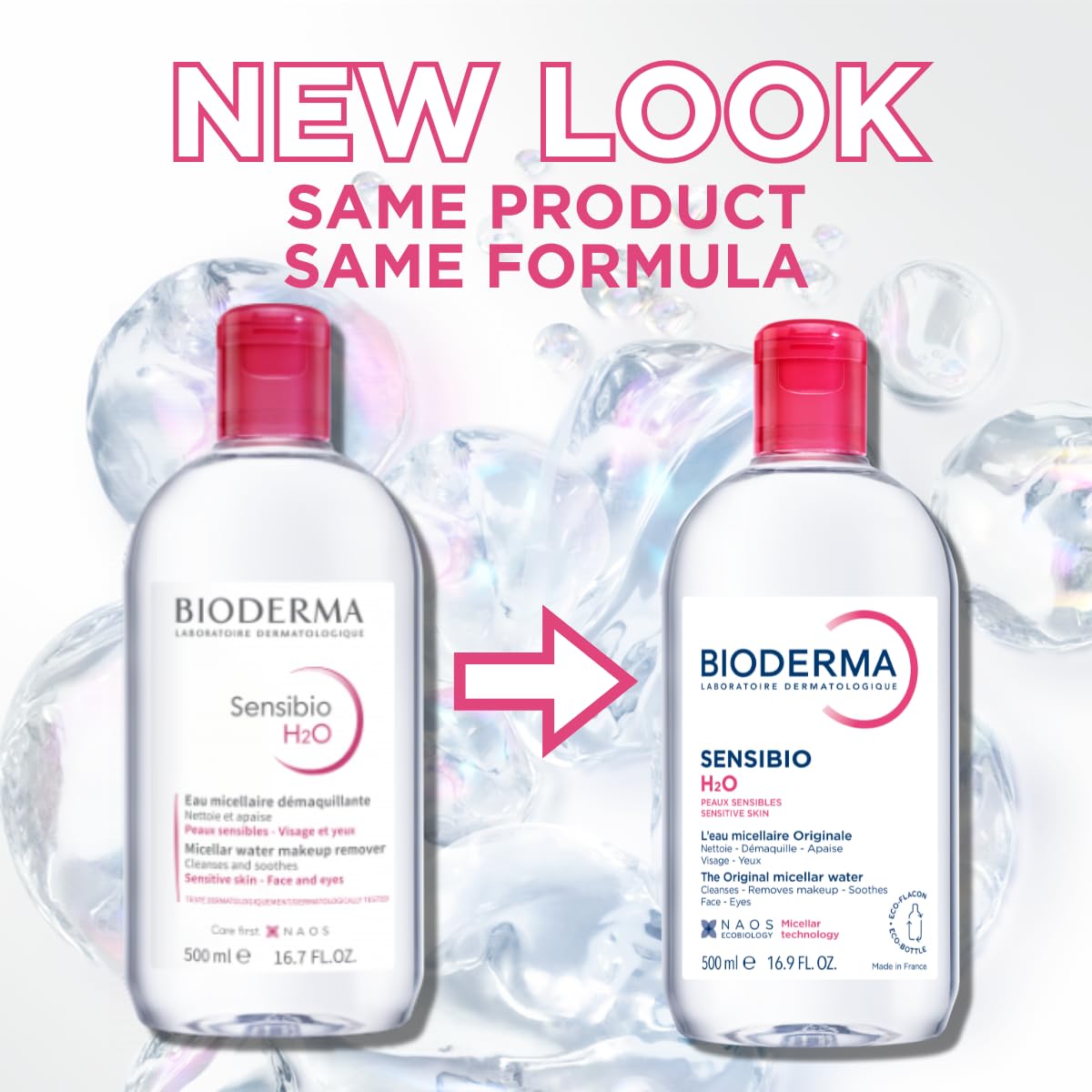 Bioderma Sensibio H2O Micellar Water Makeup Remover