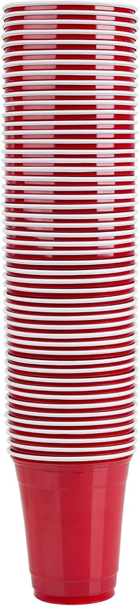 Vibrant Red 16 oz Party Cups