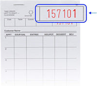 Waitress Notepads — 10 Pads, 100 Sheets Each