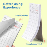 Waitress Notepads — 10 Pads, 100 Sheets Each