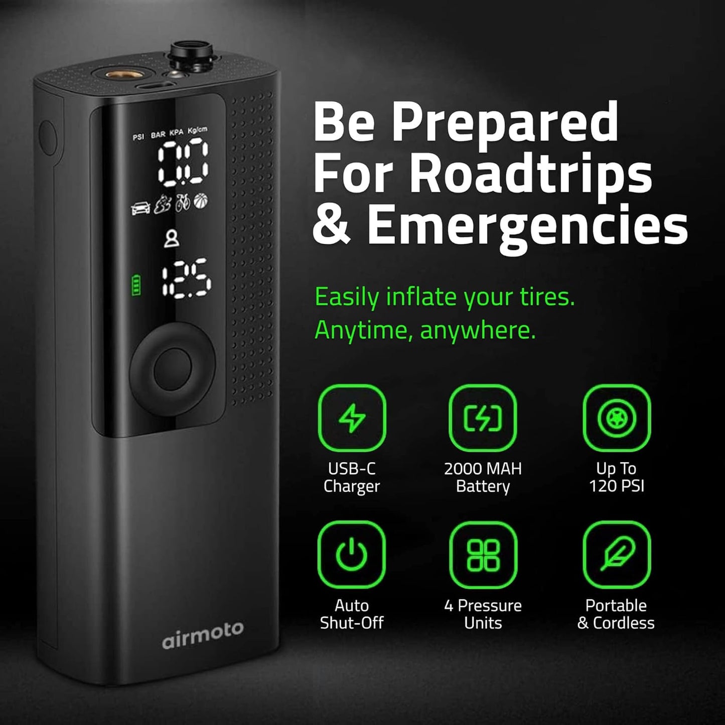 Road Ready Tire Inflator & Power Kit