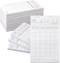 Waitress Notepads — 10 Pads, 100 Sheets Each
