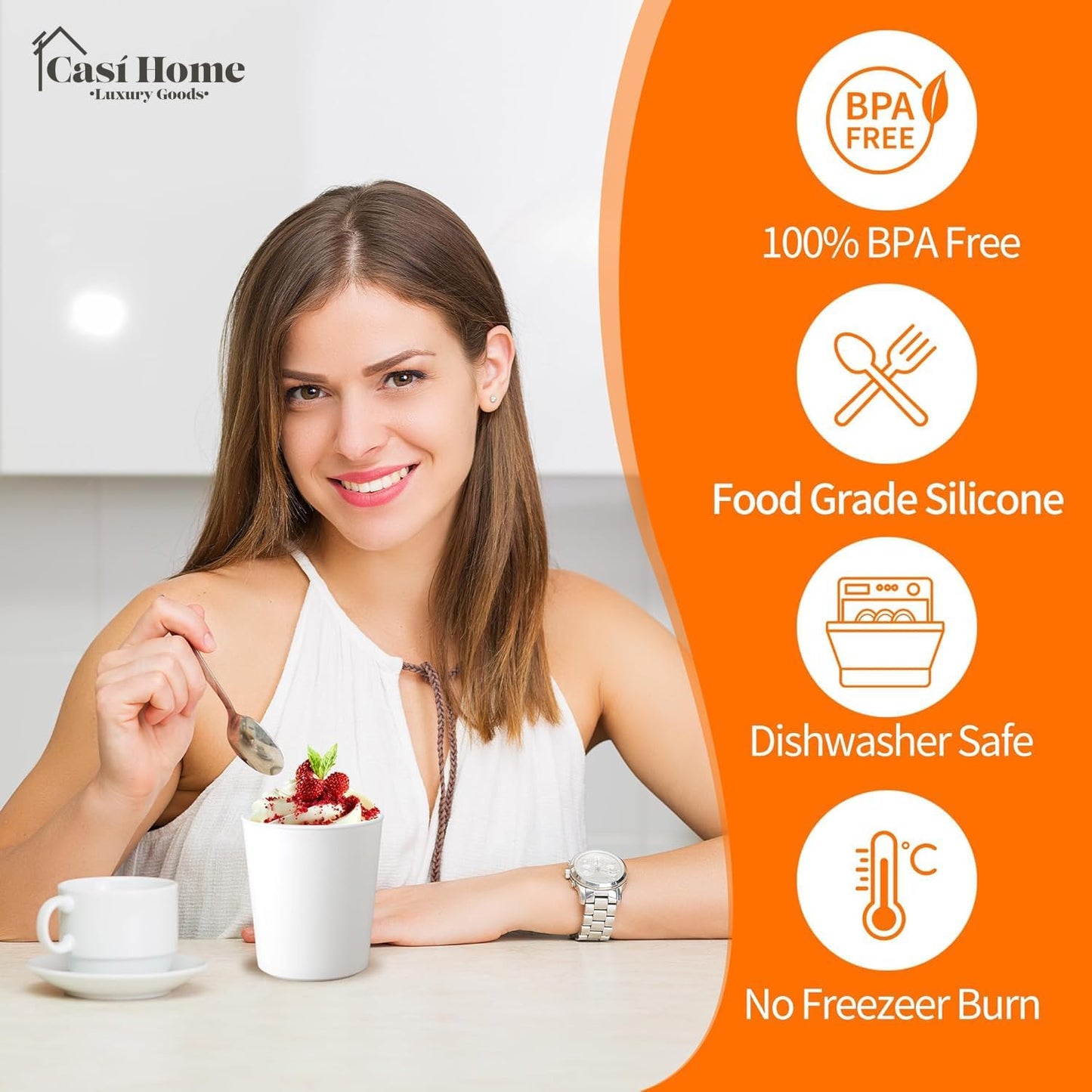 Premium Ice Cream Storage Containers™4 Pack