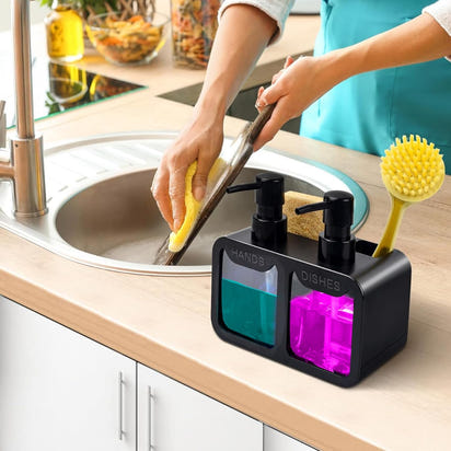 Elegant 4-in-1 Soap Dispenser Set™
