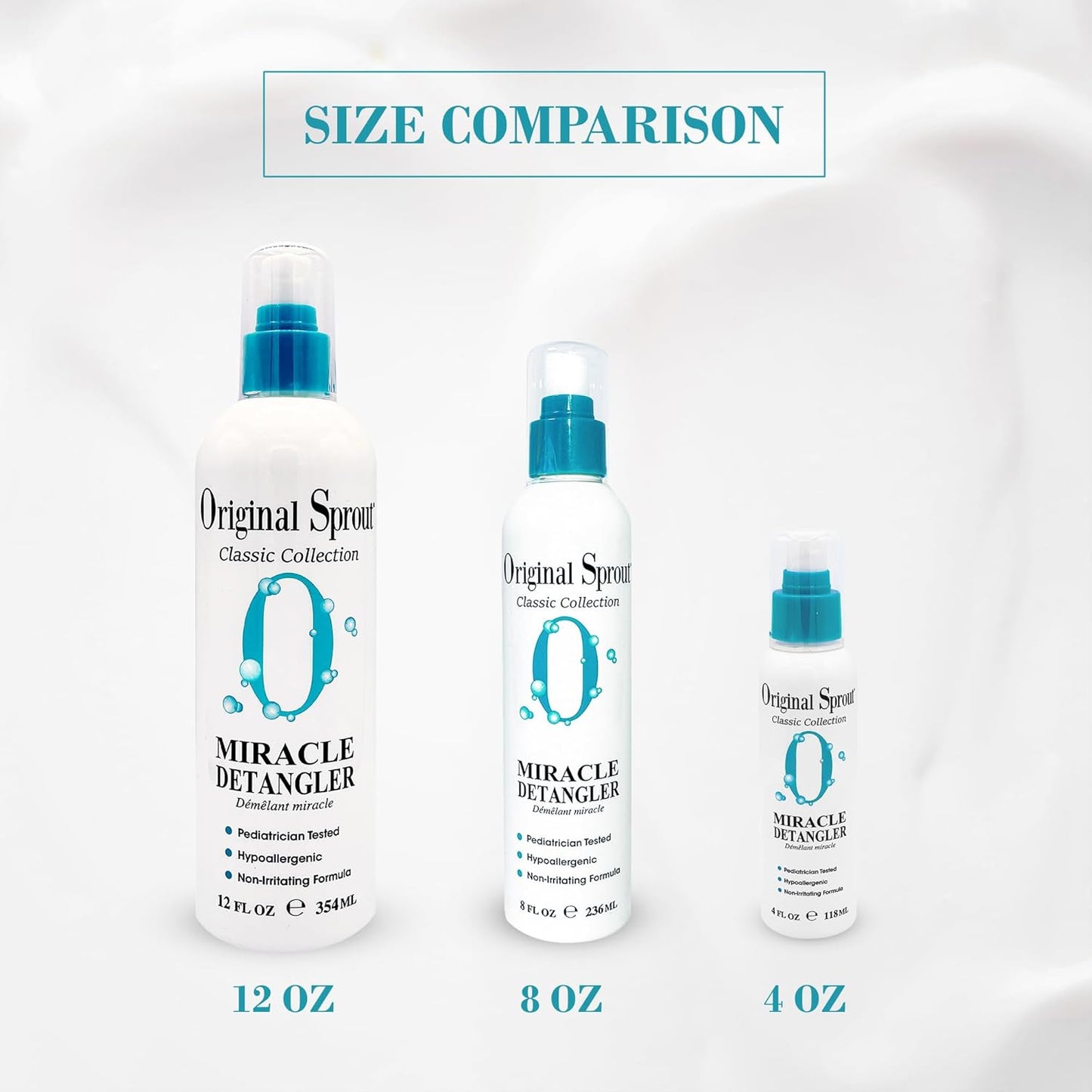 Original Sprout Miracle Detangler, Leave-In Conditioner Treatment for All Hair Types, 4 oz. Bottle