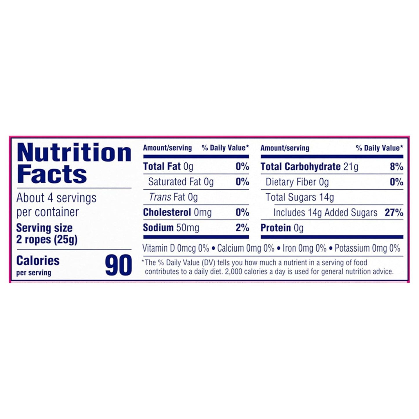 SweeTARTS Watermelon Berry Rope Candy — Pack of 12