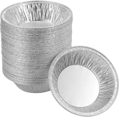 CasiHome Premium Heavy-Duty Disposable Mini Pie Tins - 5 3/4