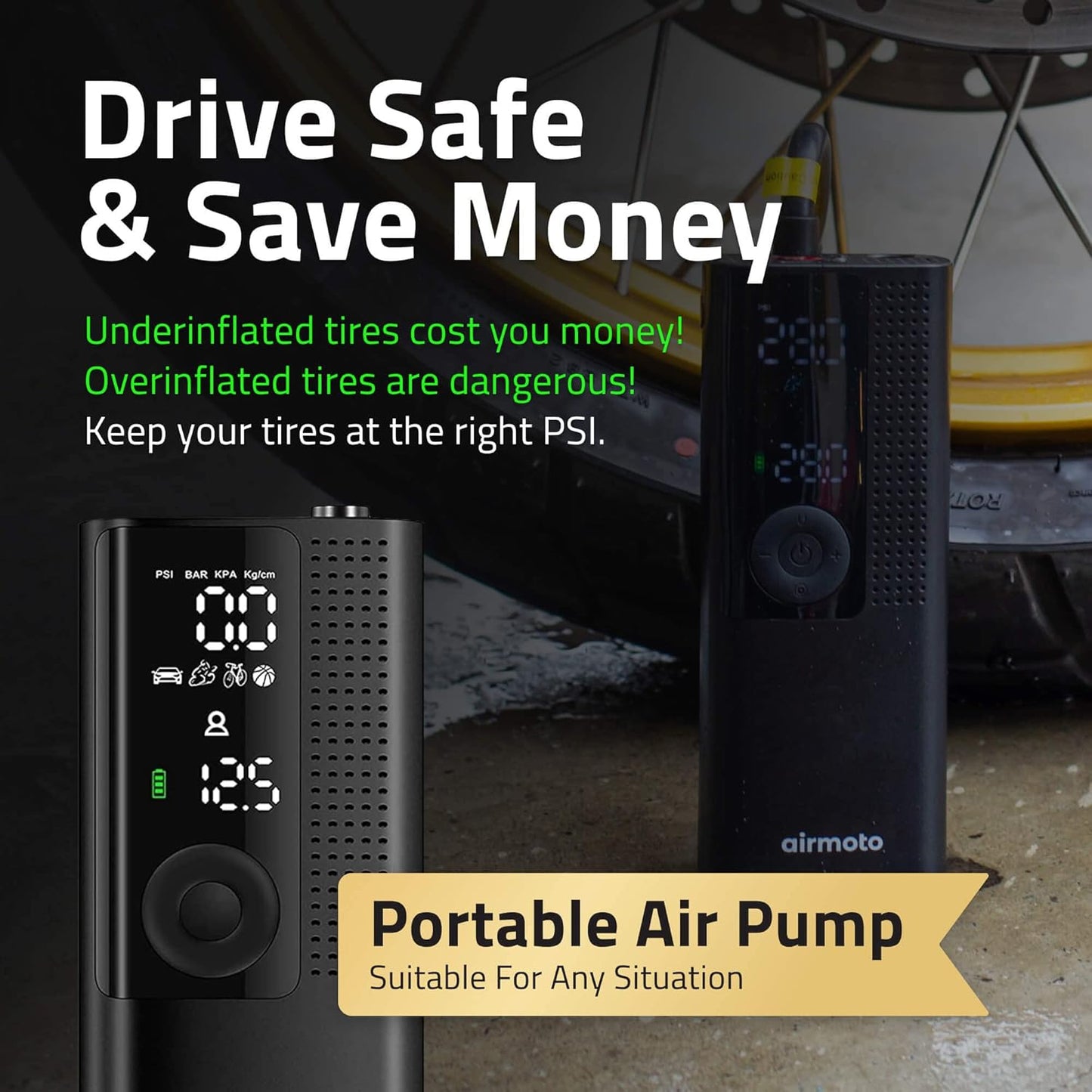 Road Ready Tire Inflator & Power Kit