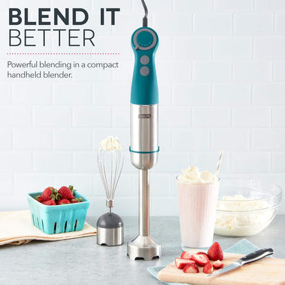 Dash Chef Series 5-Speed Immersion Hand Blender — Teal