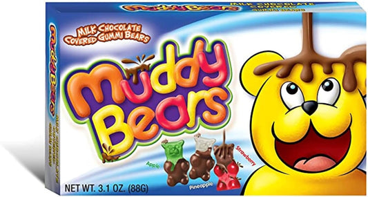 Muddy Bears Milk Chocolate Gummy Bears — Theatre Box 3 Pack
