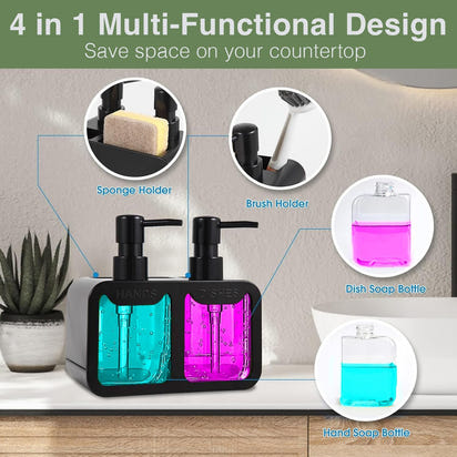 Elegant 4-in-1 Soap Dispenser Set™