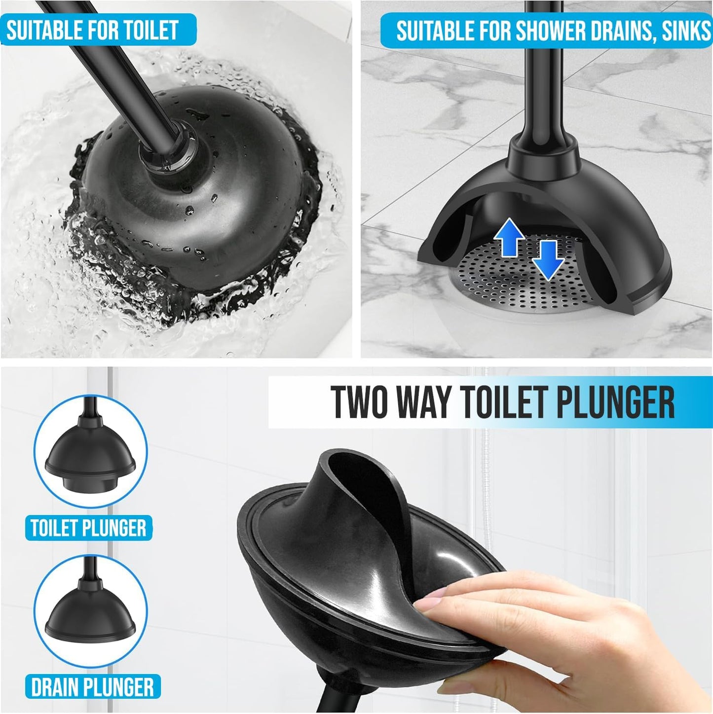 Elegant 2-in-1 Toilet Tool Set™
