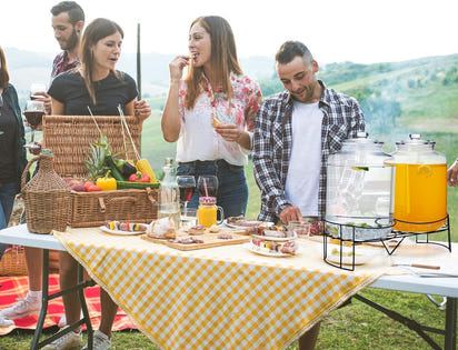 Elegant Glass Beverage Dispenser Lid™