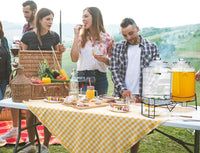 Elegant Glass Beverage Dispenser Lid™