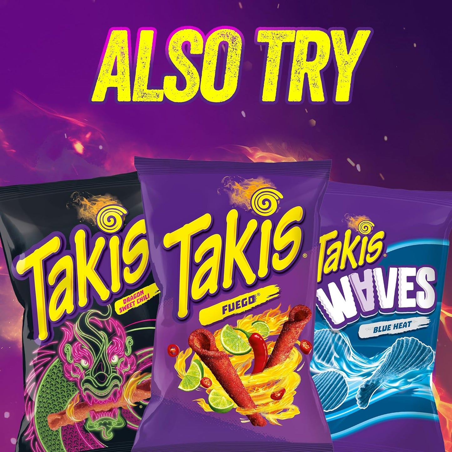 Blue Heat Extreme Spicy Rolled Chips