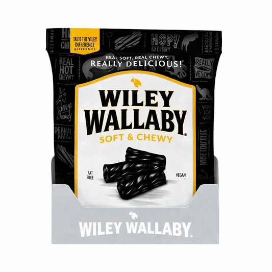 Classic Wiley Wallaby Black Licorice Delight™4 Oz