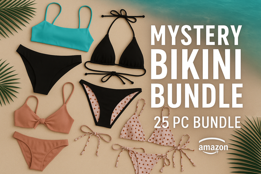 Amazon Bikini& swimsuit Discount Bundle | Assorted Swimwear | 25 Pcs #BDSWM-25