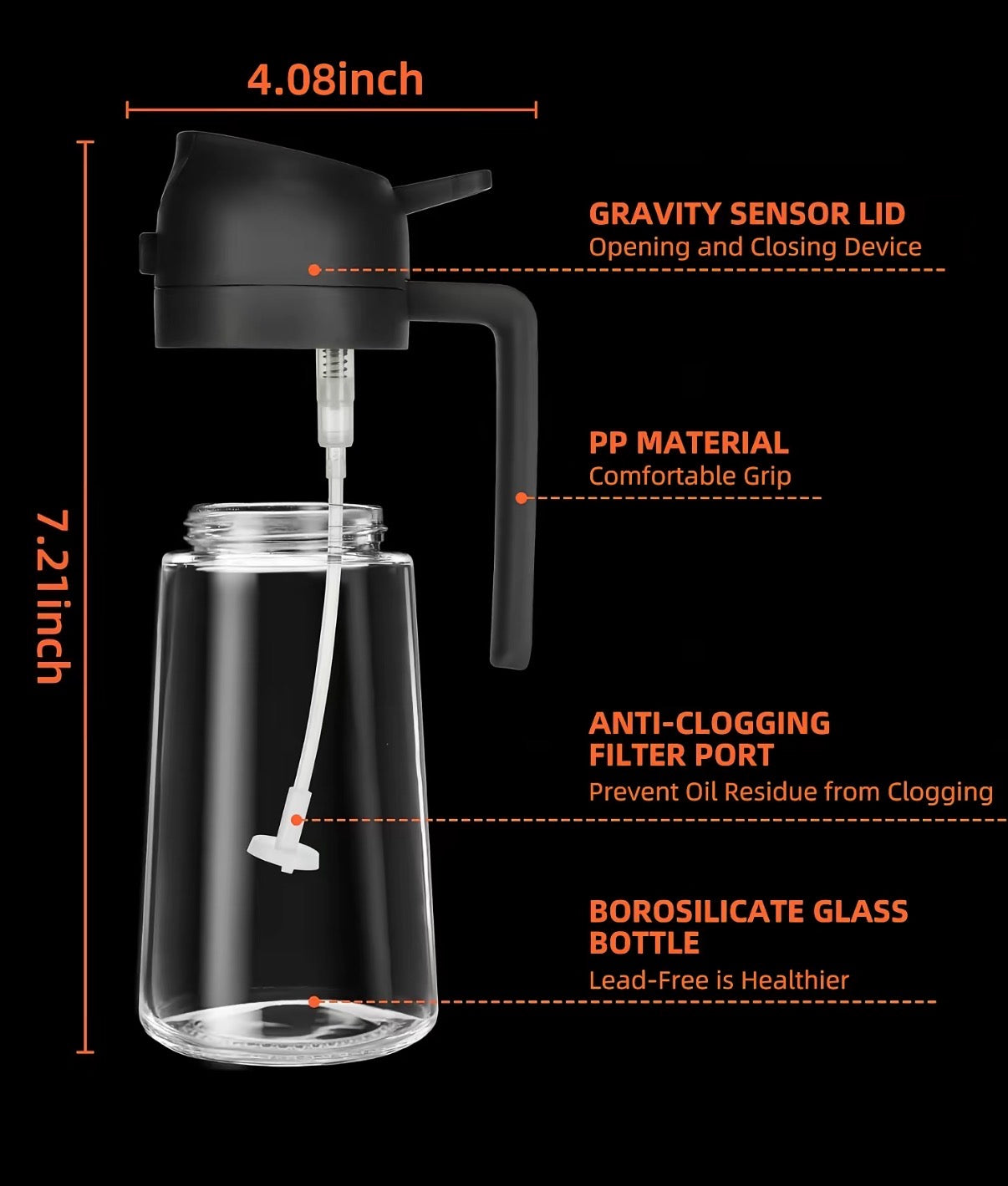 Premium Glass Oil Sprayer™ 2 Count