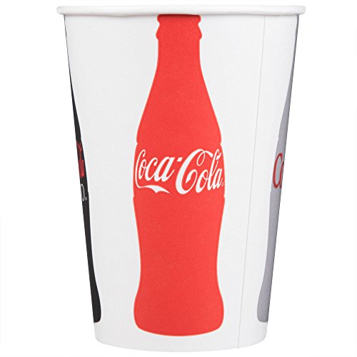 Coca-Cola 16-18 oz Poly Paper Cold Cups - 100 count