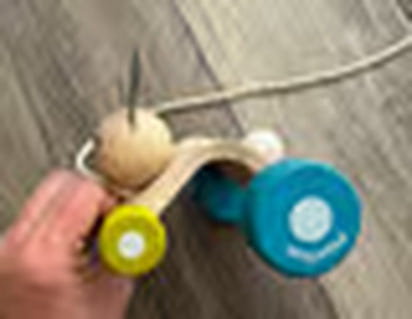 Hopping Rabbit Pull-Along Toy for Toddlers