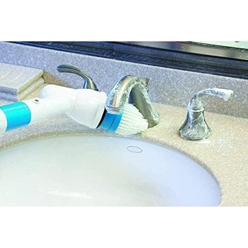 Hurricane Spin Scrubber - Cordless Rechargeable Power Scrubber with 3 Brush Heads