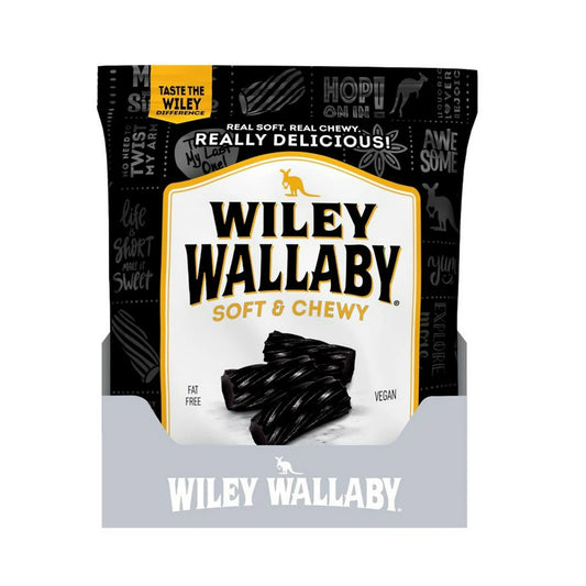 Classic Wiley Wallaby Black Licorice Delight™4 Oz